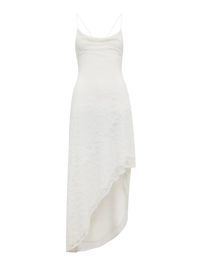 Desiree Lace Asym Dress