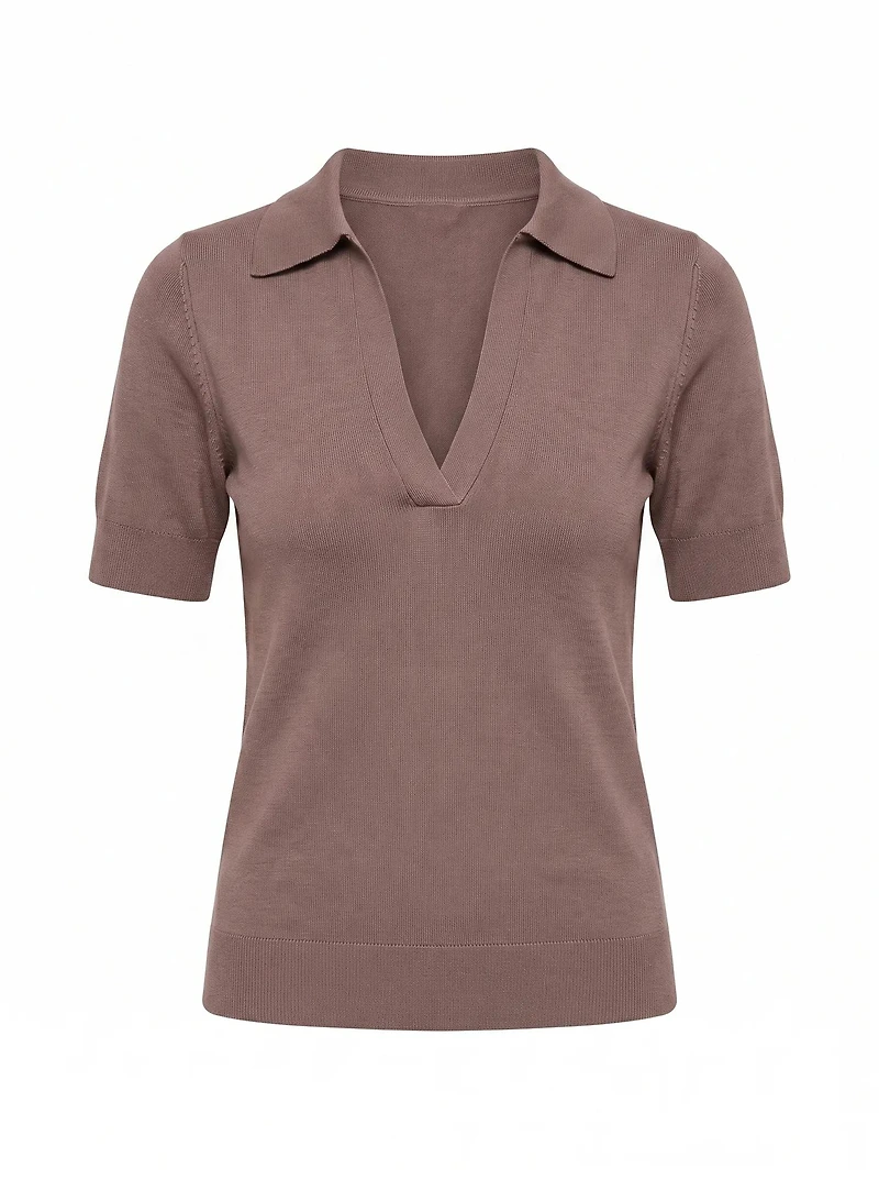 Gia Knit Polo Top
