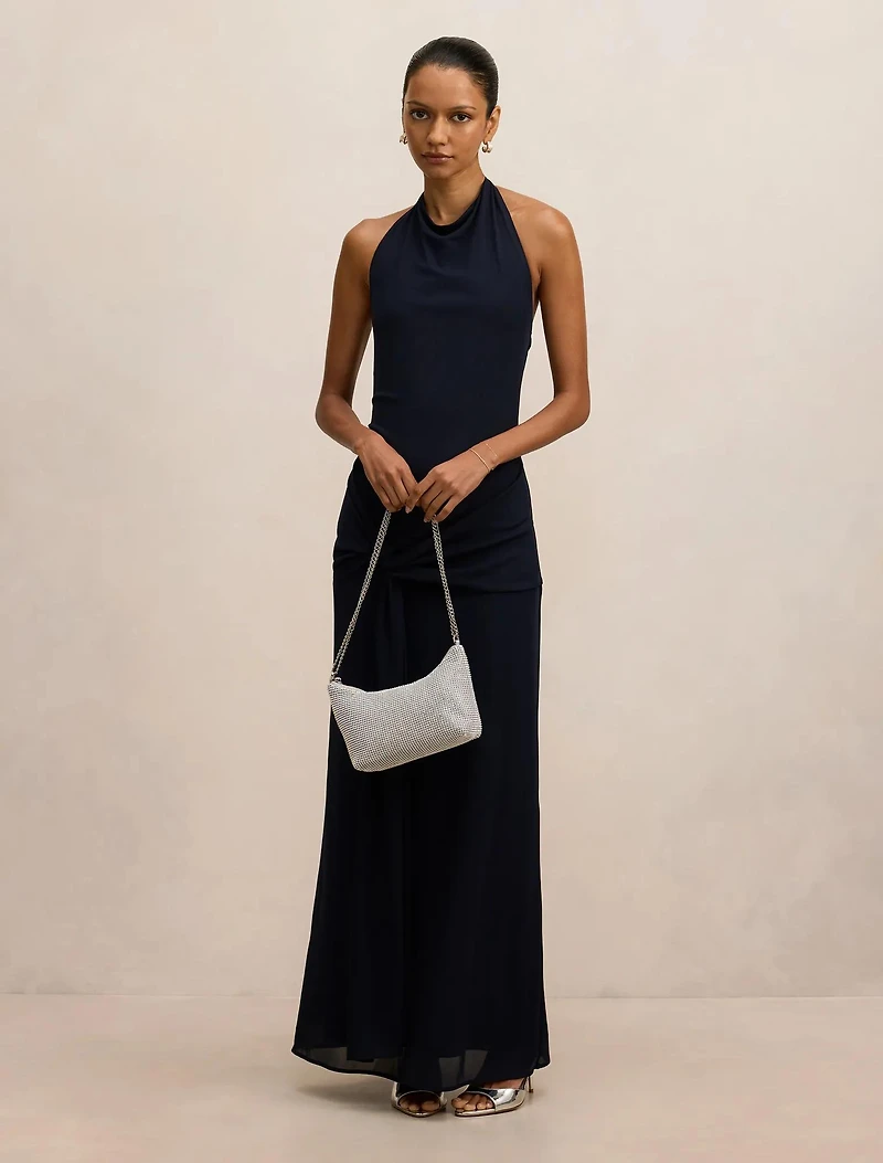 Abby Petite Halter Maxi