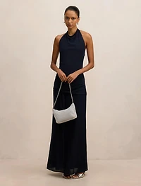 Abby Petite Halter Maxi