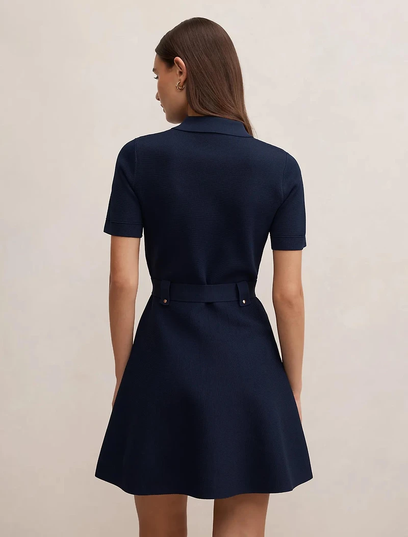 Amy Fit and Flare Knit Mini