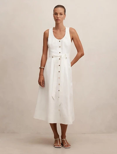 Priscilla Button Down Midi