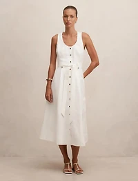 Priscilla Button Down Midi