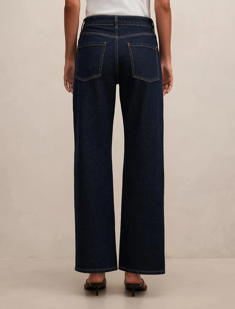 Nicki Mid Rise Straight Jean