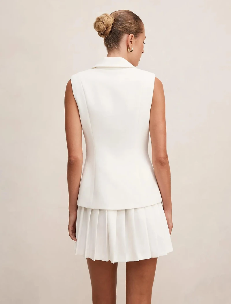 Lucy Sleeveless Blazer Mini
