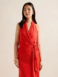 Gianna Wrap Halter Top