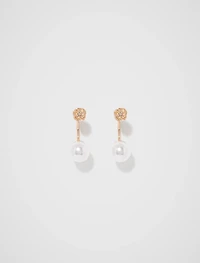Laney Pearl Crystal Earring