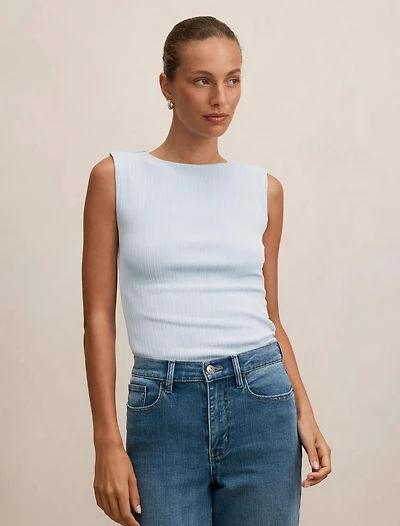 Frankie Boat Neck Tank Top