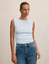 Frankie Boat Neck Tank Top