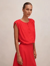 Naia Bubble Hem Top
