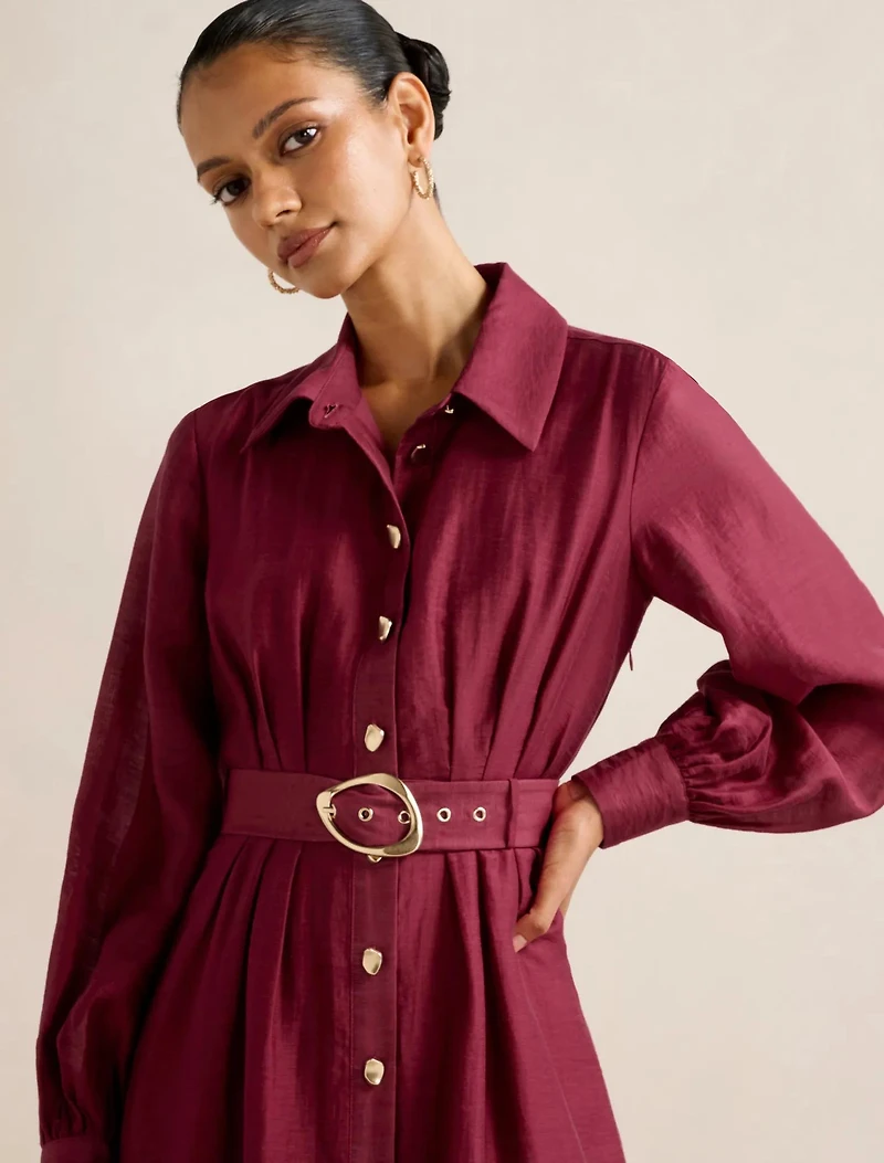 Evelyn Petite Seam Detail Midi