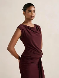 Jazelle Petite Hardware Detail Top