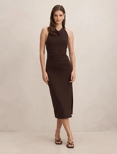 Daphne Halter Column Midi Dress