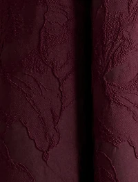 Charlotte Strapless Jacquard Midi Dress