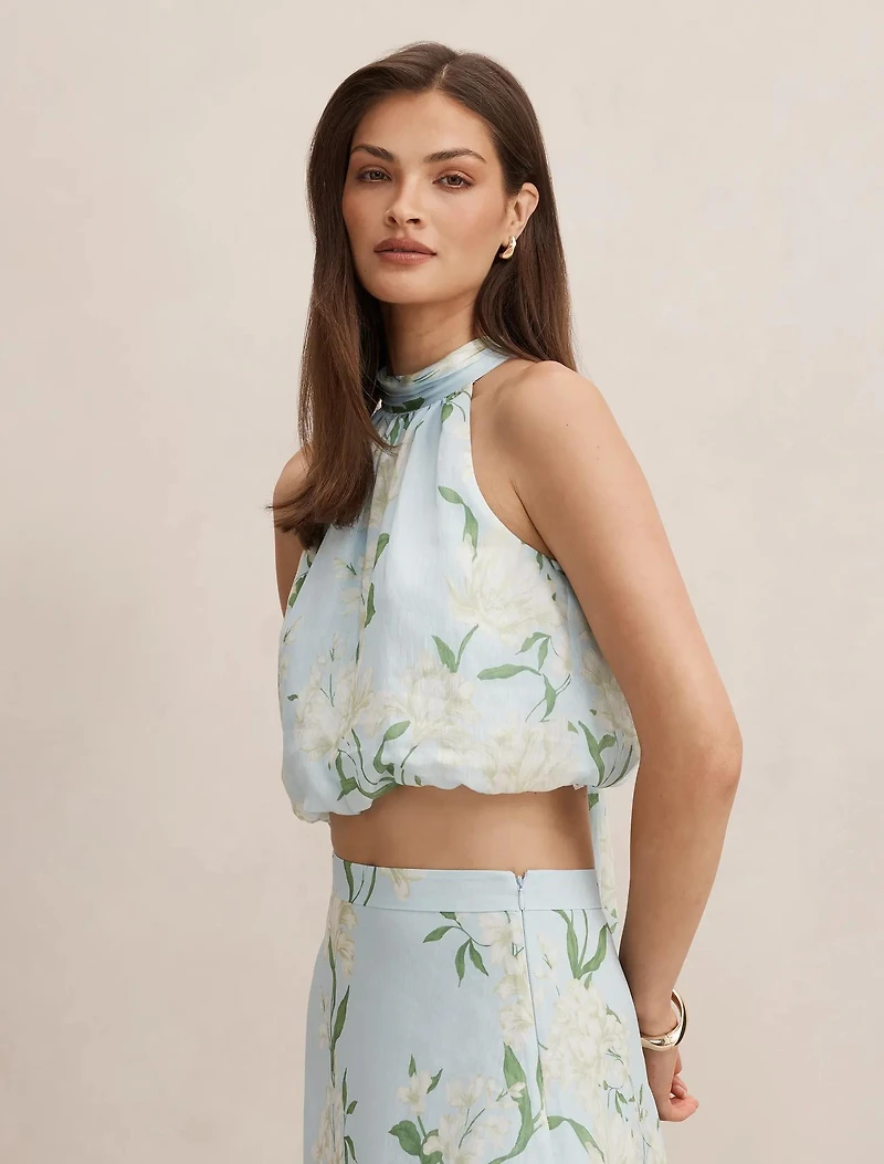 Maisie Halter Tie Up Top