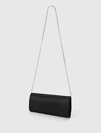 Dina Satin Elongated Clutch