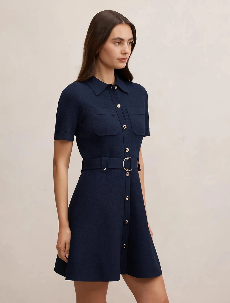 Amy Fit and Flare Knit Mini