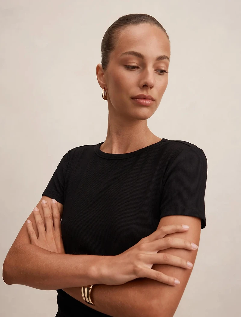 Kelly Tuck Detail Baby Tee