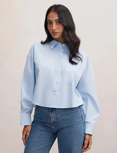 Dom Cotton Cropped Shirt
