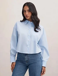 Dom Cotton Cropped Shirt