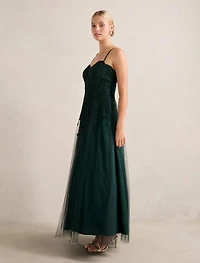 Kaia Tulle Strappy Gown