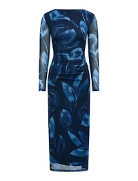 Alannah Petite Printed Midi