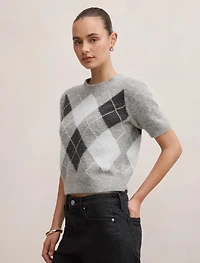 Andy Argyle Fluffy Knit Tee