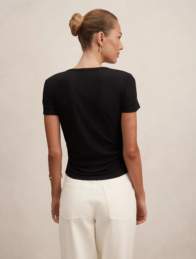Kelly Tuck Detail Baby Tee
