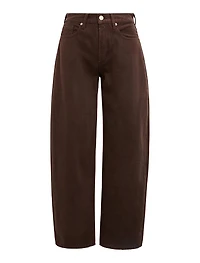 Emma Mid Rise Barrel Jeans