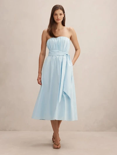Melissa Gathered Tie Midi