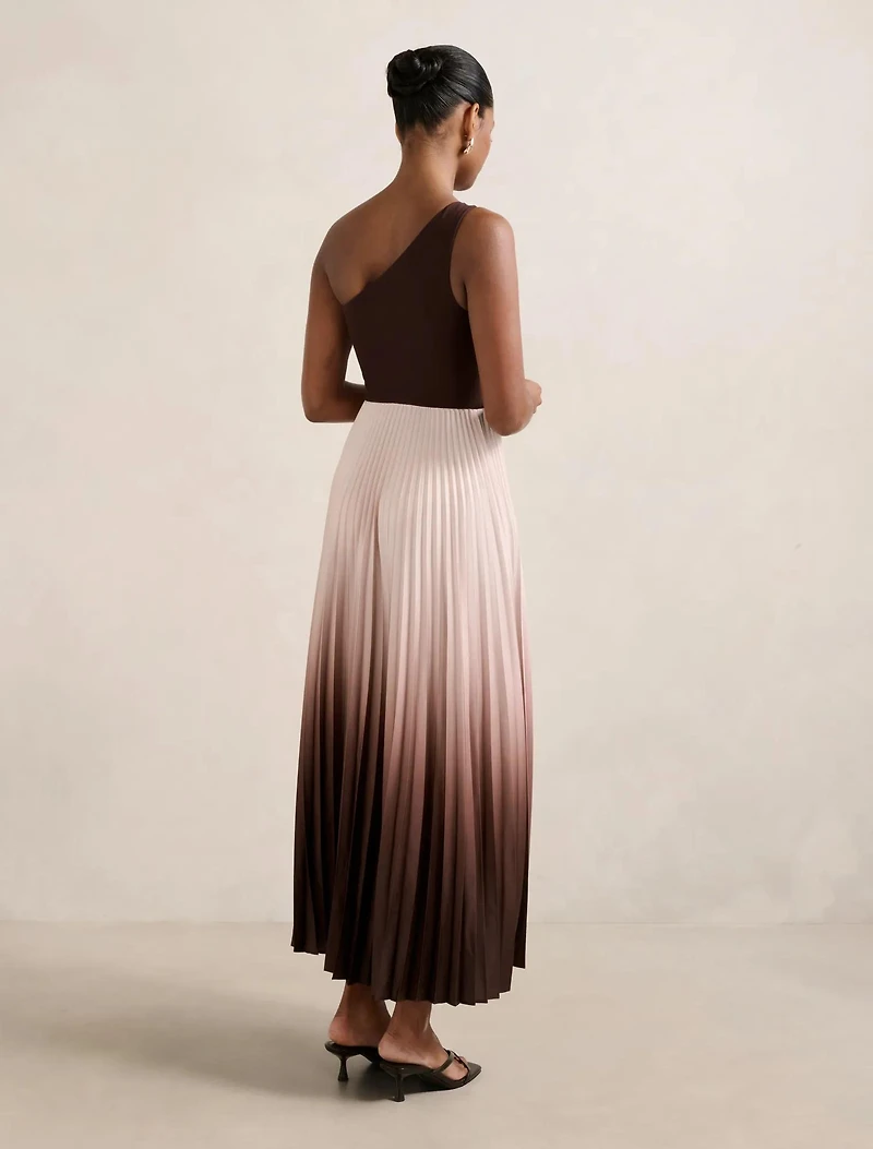 Olena Petite One-Shoulder Midi Dress