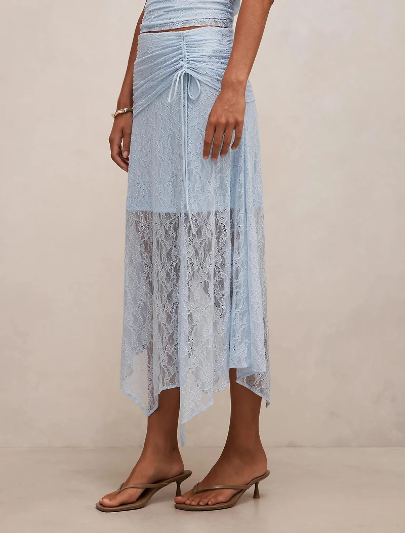 Khai Lace Asymm Skirt