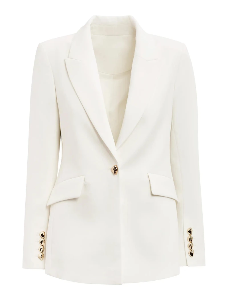 Trixie Gold Button Blazer