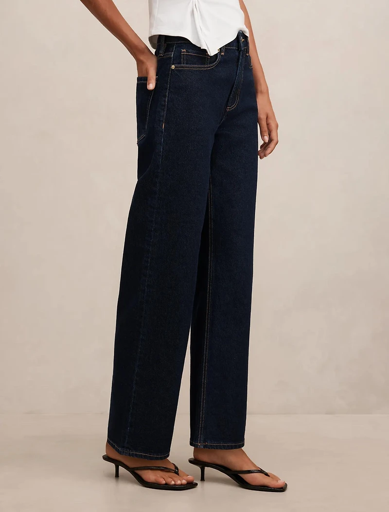 Nicki Mid Rise Straight Jean