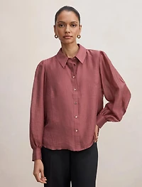 Avery Petite Long Sleeve Blouse
