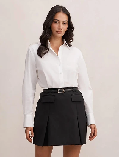Esme Shirt Belted Mini Dress