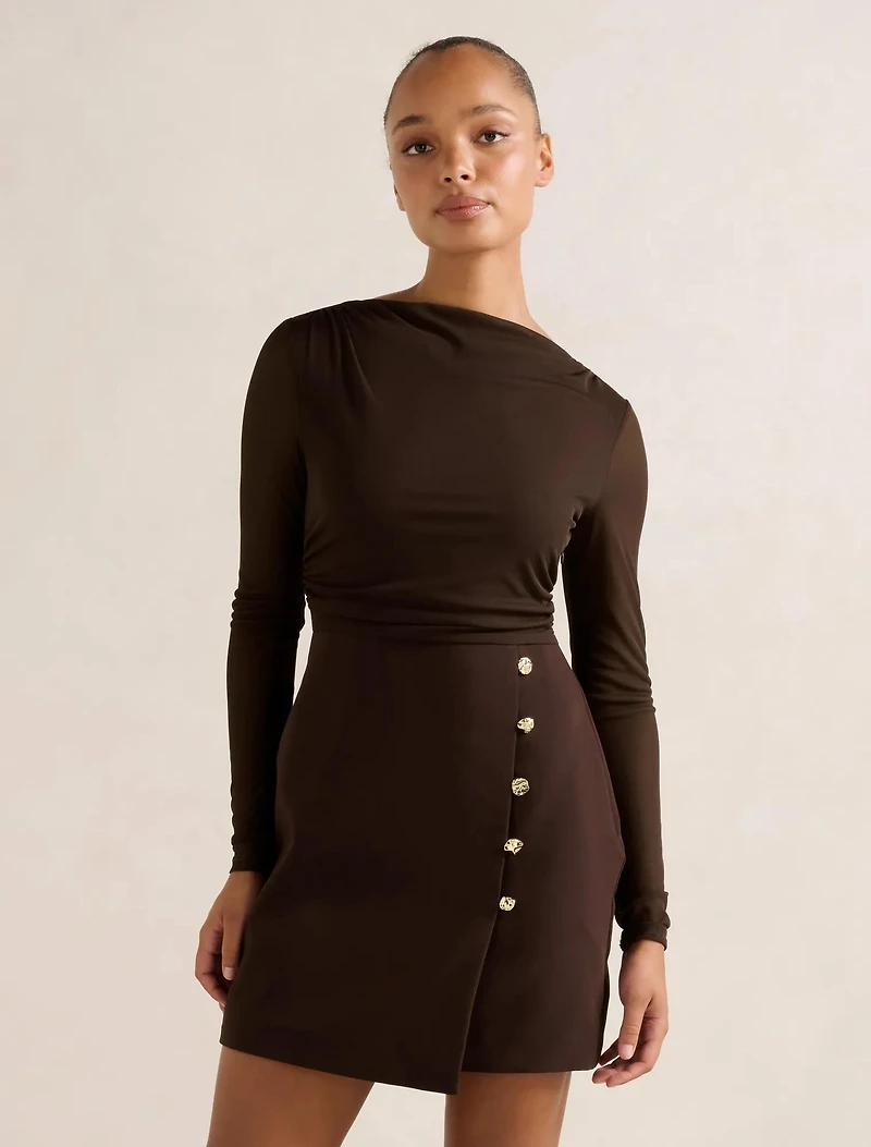 Isadora 2-in-1 Tailored Mini Dress