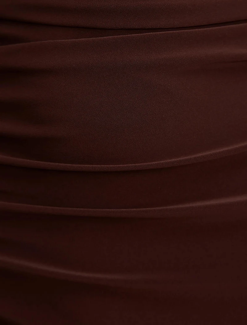 Mabel Long Sleeve Jersey Midi Dress