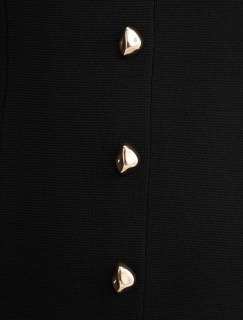 Lucienne Fit and Flare Knit Midi Dress