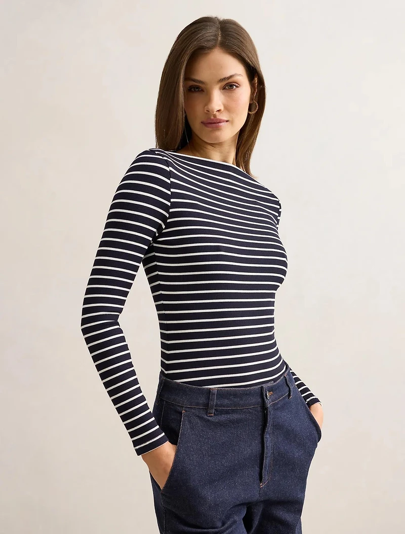 Jasmine Straight Neck Top