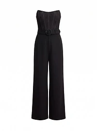 Ivy Strapless Lace Jumpsuit