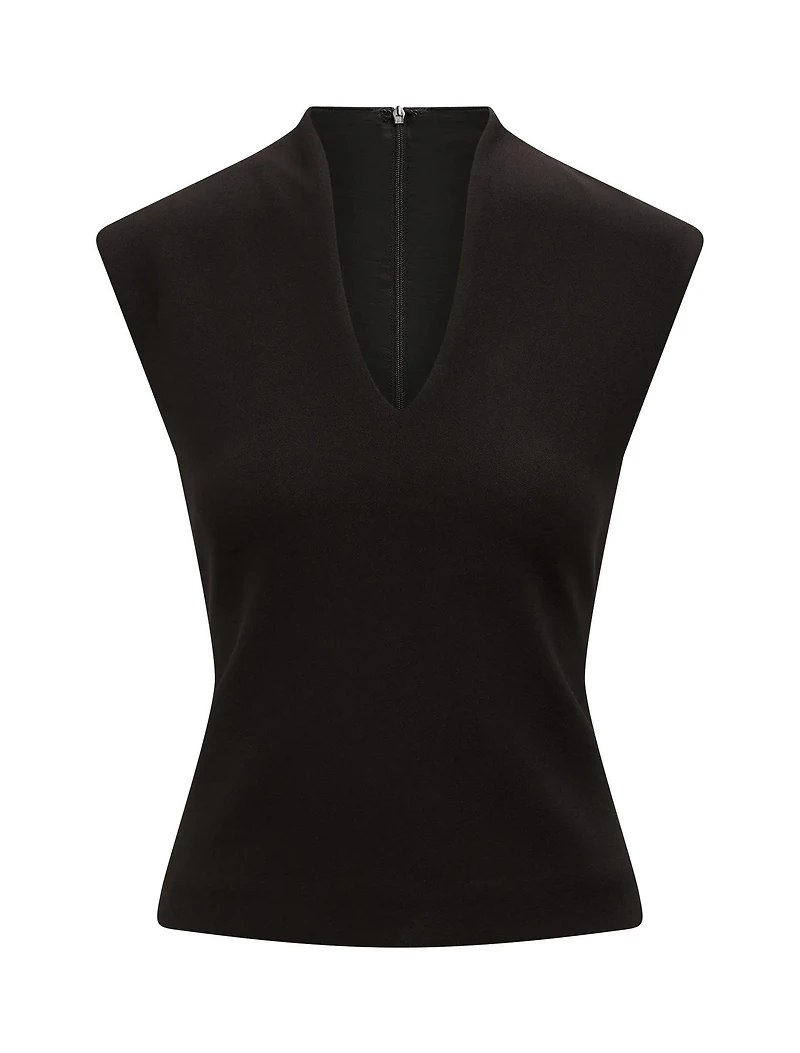 Monroe Crepe V-Neck Tank