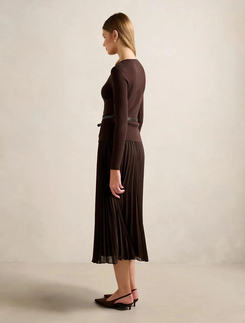 Daphne L/S Midi Dress