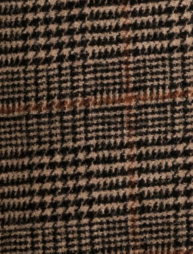 Luccia Belted Check Coat