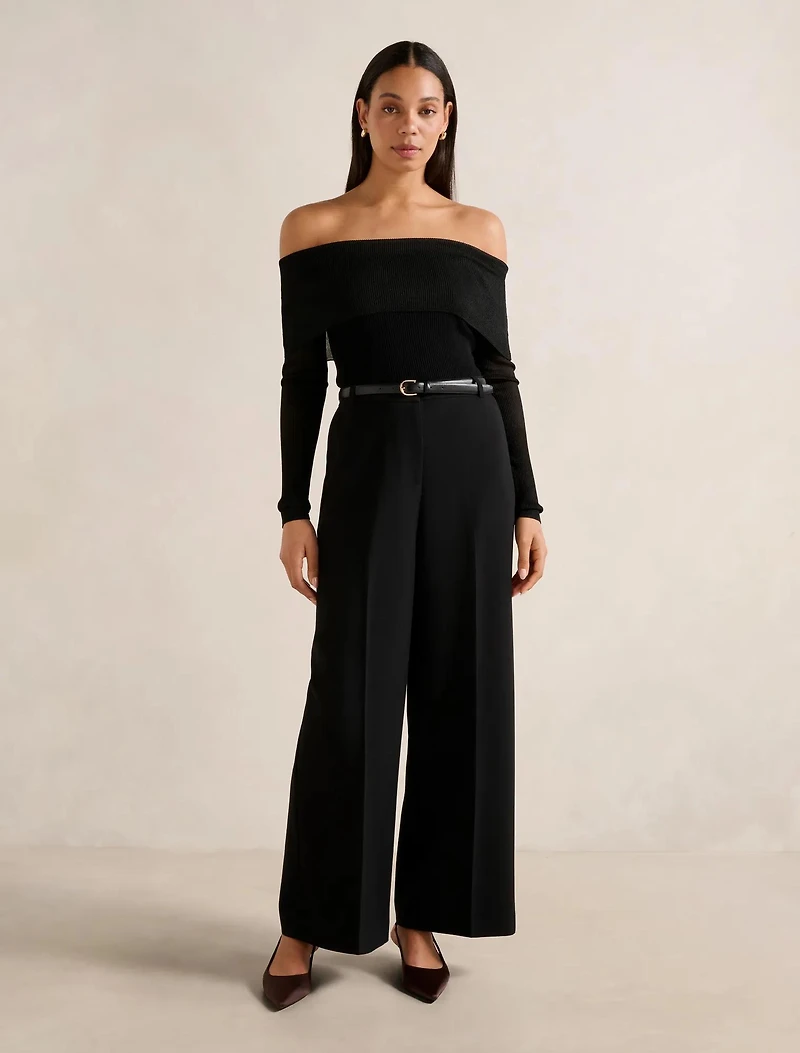 Alexandra Belted Wide Leg Pants