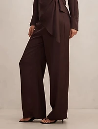 Maude Satin Wide Leg Pant