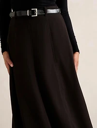 Celine Belted Midi Skirt