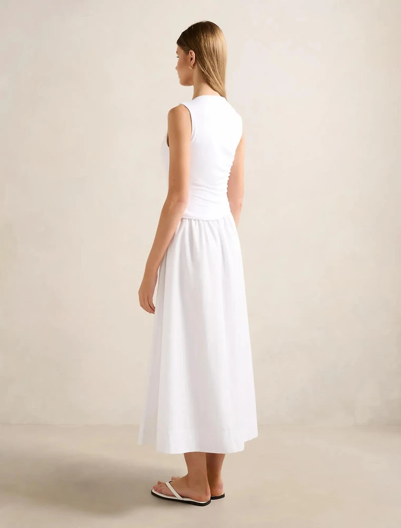 Felicity Asymmetric 2-in-1 Midi Dress