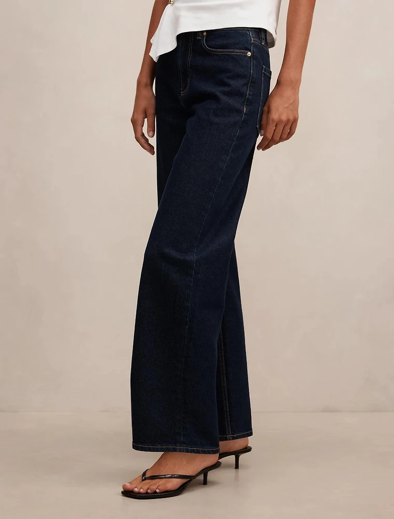 Nicki Mid Rise Straight Jean