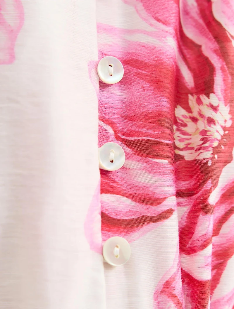 Macey Petite Printed Midi Dress